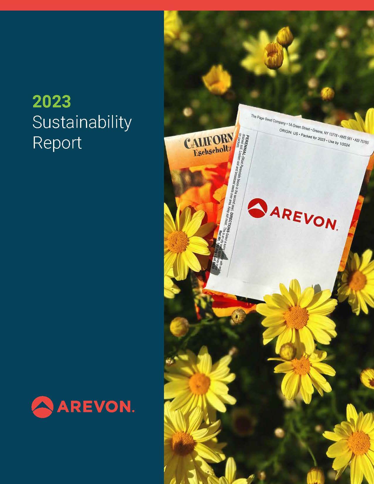 Arevon-2023-Sustainability-Report Cover