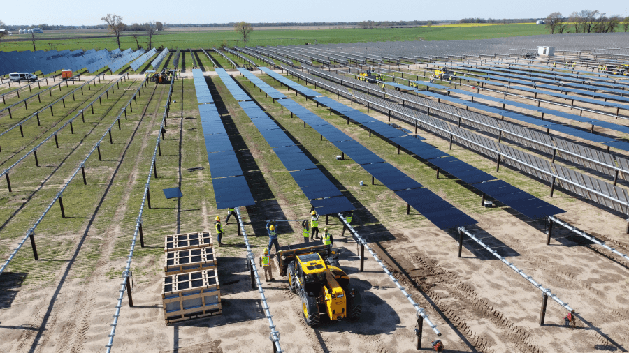Kelso Solar Construction