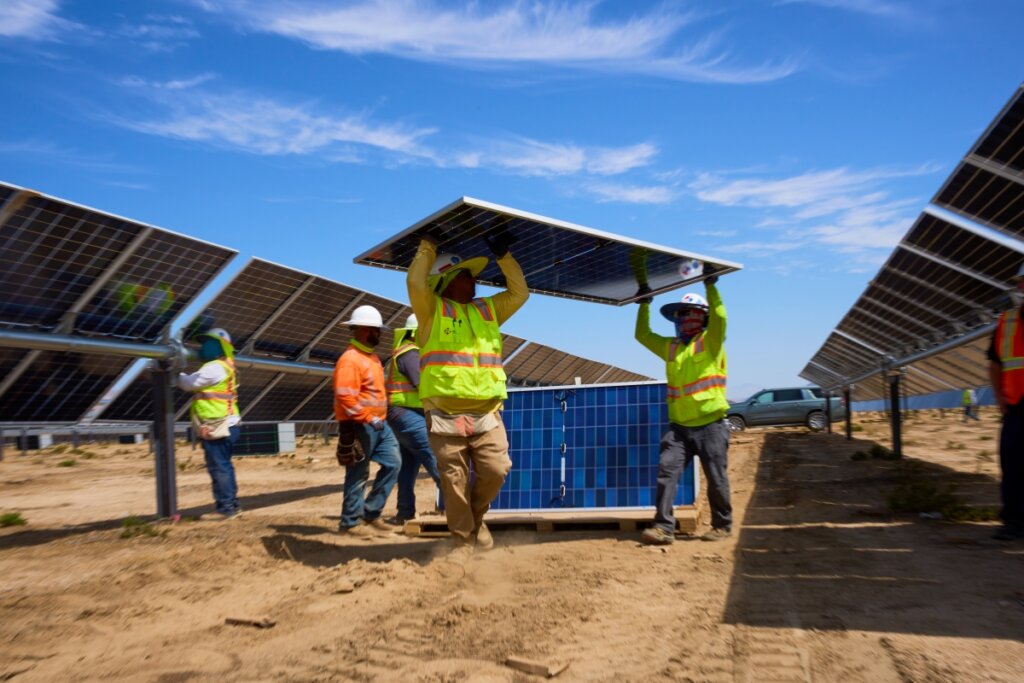 Eland Solar-plus-Storage Construction Workers