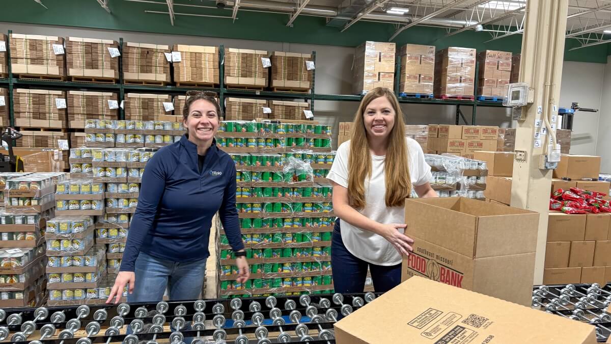 Volunteering at Southeast Missouri Food Bank