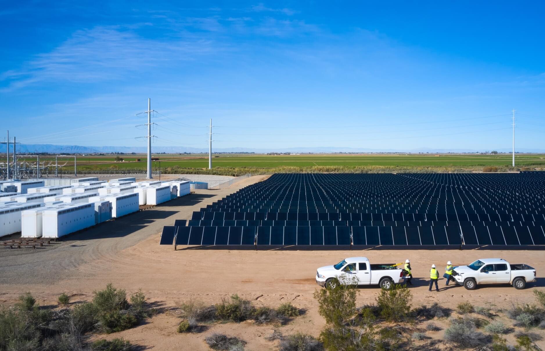 Vikings Solar-plus-Storage Project Techs