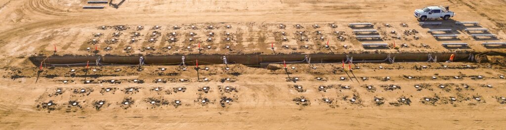 Energy storage construction foundation