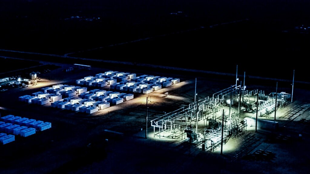 Energy storage at night